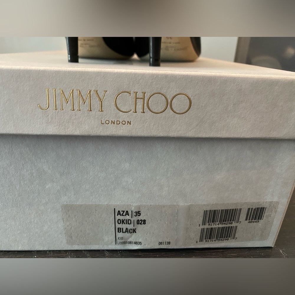 Jimmy Choo Aza Pointy Toe Pumps Black ✨Host pick ✨ - Picture 8 of 8